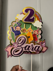 Dazzle Your Dessert: Glamorous Cake Toppers in Printed and Glitter Elegance!