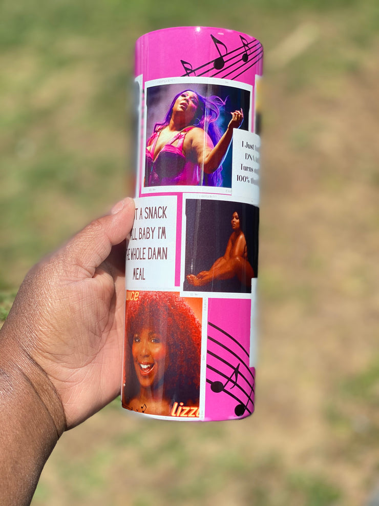 20 oz Skinny Tumbler Custom collage